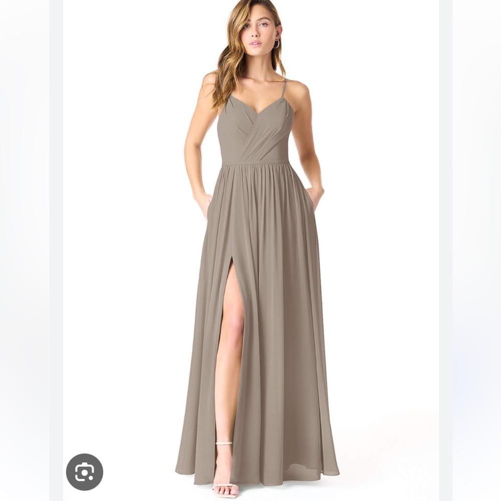 NWT Cora Taupe Azazie dress